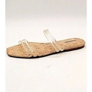 EXPRESS Double Strap Slide Sandals